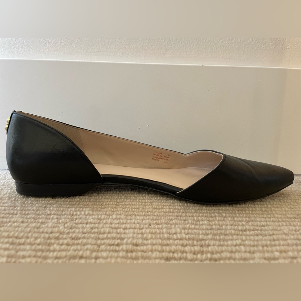 Cole Haan | Black Leather Flat